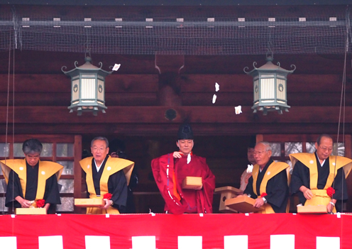 節分祭　(祭典後　豆撒神事)　